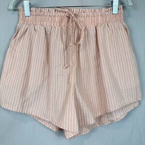 High Waisted Linen-like Shorts